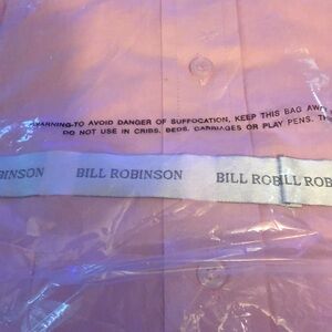 Men's dress shirt still in wrapper